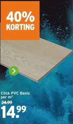 GAMMA Click PVC Basic aanbieding