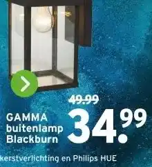 GAMMA GAMMA buitenlamp Blackburn aanbieding