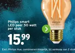 GAMMA Philips smart LED peer 50 watt aanbieding