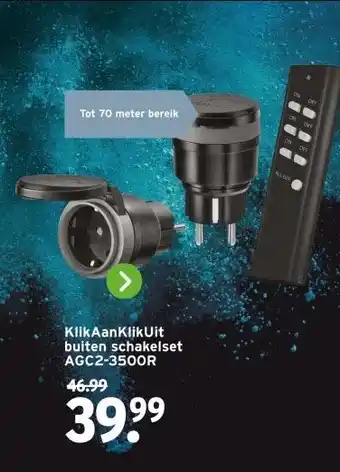 GAMMA KlikAanKlikUit buiten schakelset aanbieding
