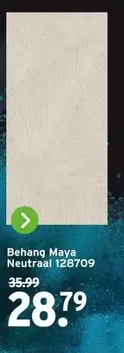 GAMMA Behang Maya Neutraal 128709 aanbieding