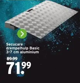 GAMMA Secucare drempelhulp Basic 3-7 cm aluminium aanbieding
