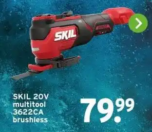 GAMMA SKIL 20V multitool 3622CA brushless aanbieding