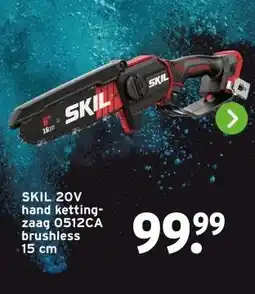 GAMMA SKIL 20V hand ketting- zaag 0512CA brushless 15 cm aanbieding