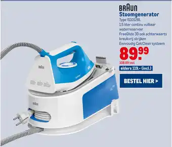 Makro Braun Stoomgenerator aanbieding