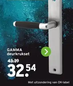 GAMMA GAMMA deurkrukset aanbieding