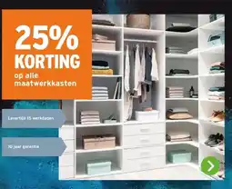 GAMMA alle maatwerkkasten aanbieding