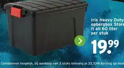 GAMMA Iris Heavy Duty opbergbox Store it all 60 liter aanbieding