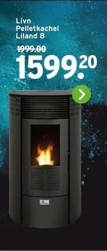 GAMMA Livn Pelletkachel Liland 8 aanbieding
