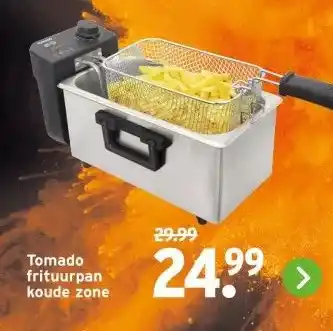GAMMA Tomado frituurpan koude zone aanbieding