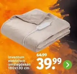 GAMMA Inventum elektrisch omslagdeken aanbieding