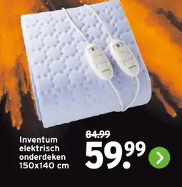 GAMMA Inventum elektrisch onderdeken aanbieding