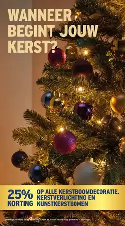 GAMMA ALLE KERSTBOOMDECORATIE, KERSTVERLICHTING EN KUNSTKERSTBOMEN aanbieding
