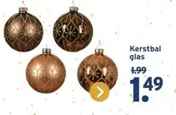 GAMMA Kerstbal glas aanbieding