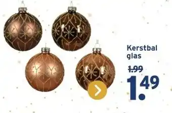 GAMMA Kerstbal glas aanbieding