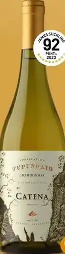Gall & Gall Catena Appellation Tupungato Chardonnay 75CL aanbieding