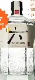 Gall & Gall Roku Japanse Gin 70CL aanbieding