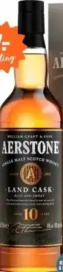Gall & Gall Aerstone 10 Years Land Cask 70CL aanbieding