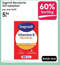 Etos Dagrivit Becoforte 100 tabletten aanbieding