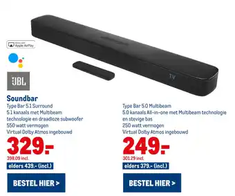 Makro JBL Soundbar aanbieding