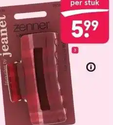 Etos Zenner x Jeanet collectie 3 Haarklem aanbieding