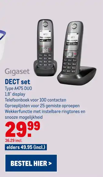 Makro Gigaset DECT set aanbieding