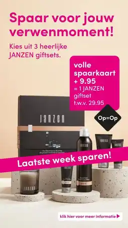 DA Spaar voor jouw verwenmoment! aanbieding