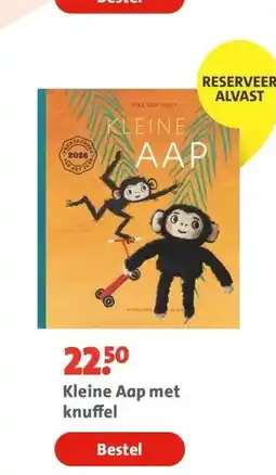 Bruna Kleine Aap met knuffel aanbieding