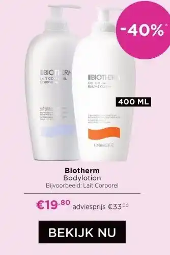 ICI Paris XL Biotherm aanbieding