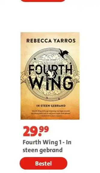 Bruna Fourth Wing 1 - In steen gebrand aanbieding