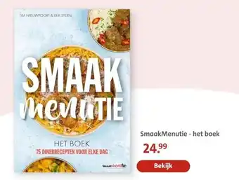 SmaakMenutie - het boek