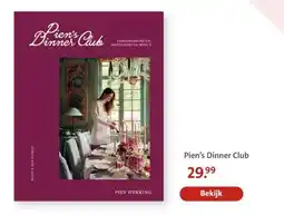 Bruna Pien's Dinner Club aanbieding