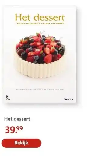 Bruna Het dessert aanbieding