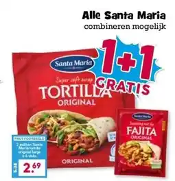 Boon`s Markt Alle Santa Maria aanbieding
