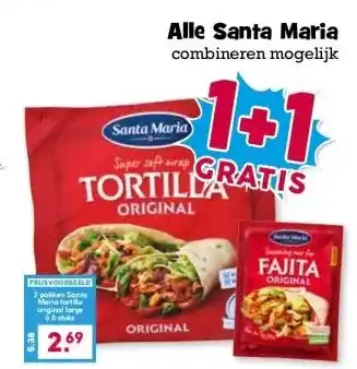 Boon`s Markt Alle Santa Maria aanbieding