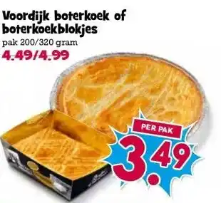 Boon`s Markt Voordijk boterkoek of boterkoekblokjes aanbieding