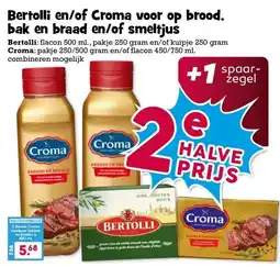 Boon`s Markt Bertolli en/of Croma voor op brood, bak en braad en/of smeltjus aanbieding