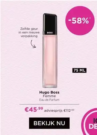 ICI Paris XL Hugo Boss aanbieding
