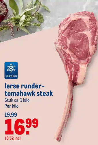 Makro lerse runder- tomahawk steak aanbieding