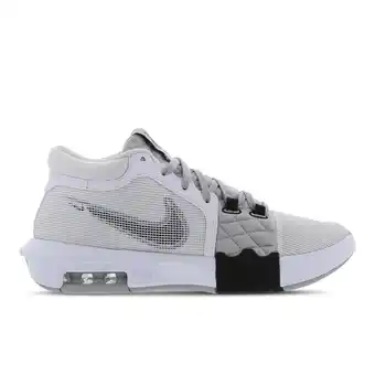 Foot Locker Nike LeBron Sneakers Heren - Wit - Maat 42.5 - Mesh/Synthetisch aanbieding