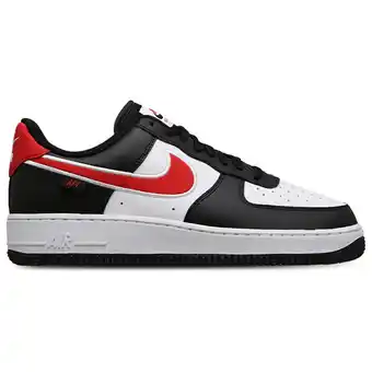 Foot Locker Nike Air Force Sneakers Heren - Zwart - Maat 47.5 - Leer aanbieding