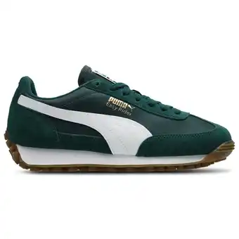 Foot Locker Puma Rider Kindersneakers - Groen - Maat 37 - Suède aanbieding