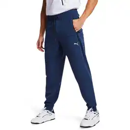 Foot Locker Puma Pumatech Broeken Heren - Blauw - Maat L - Katoen French Terry aanbieding