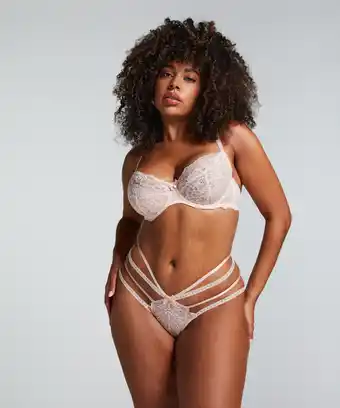 Hunkemoller Hunkemöller String Lorraine Roze aanbieding