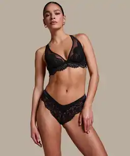 Hunkemoller Hunkemöller Brazilian Poppy Zwart aanbieding