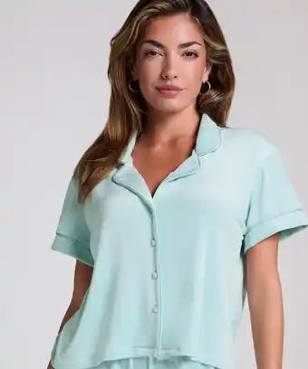 Hunkemoller Hunkemöller Velours Jacket Groen aanbieding