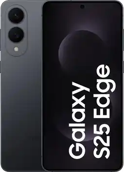 Coolblue Samsung Galaxy S25 Edge 512GB Zwart 5G aanbieding