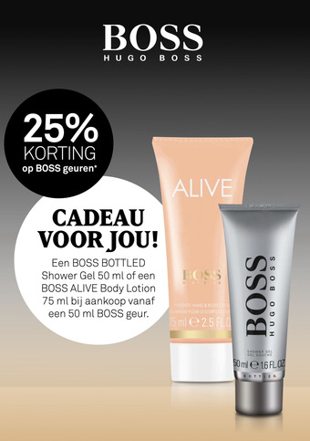 Mooi parfumerie HUGO BOSS aanbieding