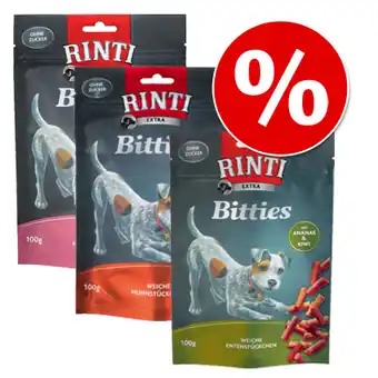 Zooplus 3 Smaken RINTI Extra Bitties in 12 x 100 g Voordeelpakket! - 24 x 100 g aanbieding