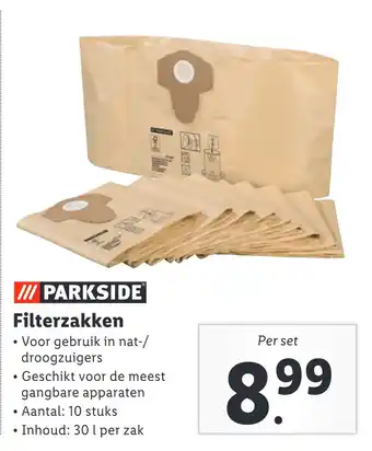 Lidl Parkside Filterzakken aanbieding